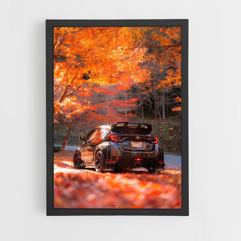 Poster Yaris Automnal – affiche Toyota (vue 2)